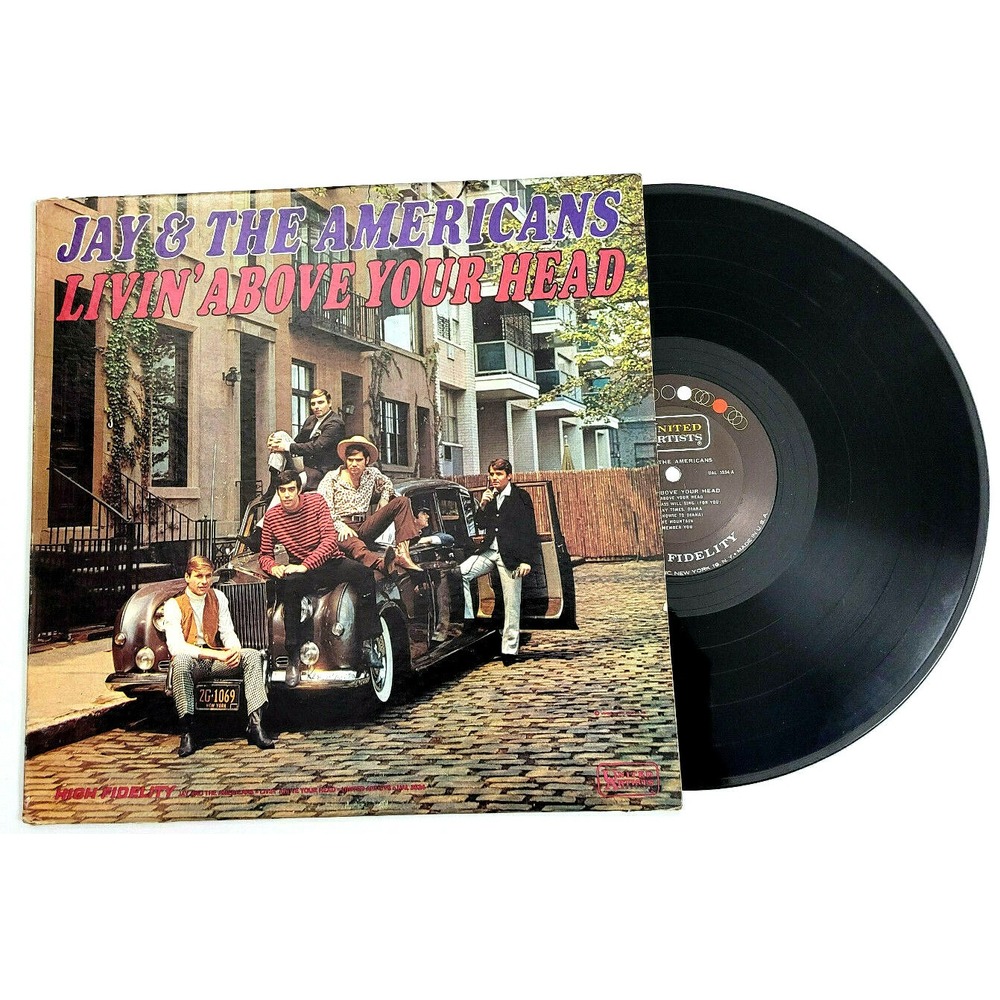 JAY & THE AMERICANS - LIVIN'‎ ABOVE YOUR HEAD - ROCK LP
